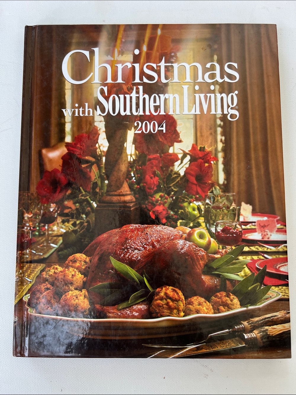 Southern Living Christmas 2004 Cookbook - Red and Brown Holiday Cover